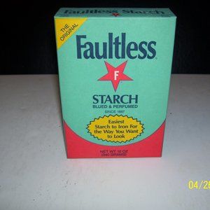 Vintage Faultless Starch Powder, Blued & Perfumed